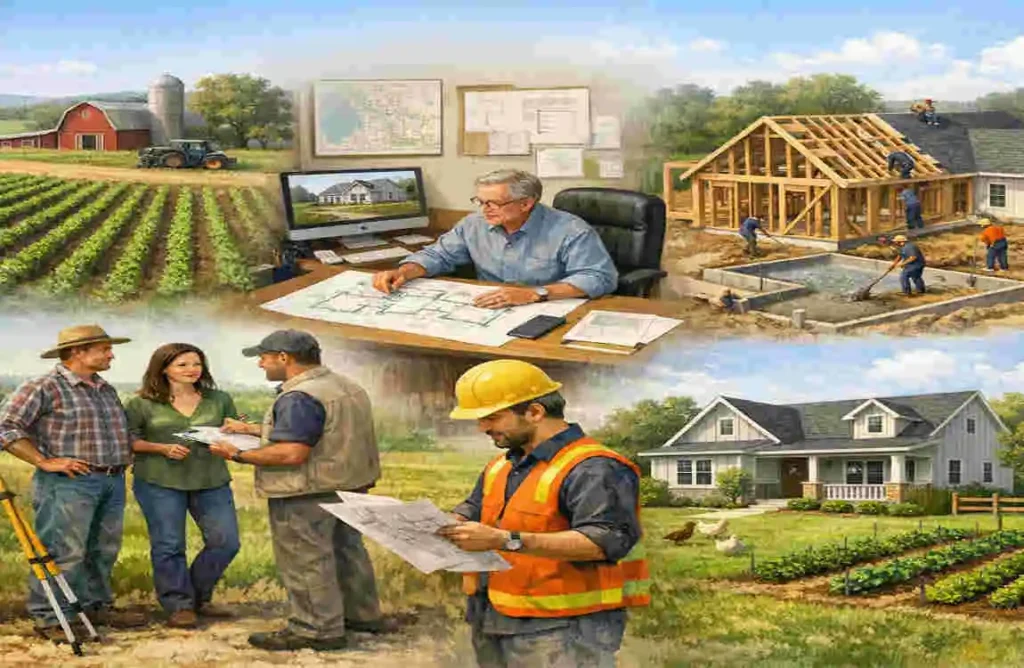 can you build a house on agricultural land