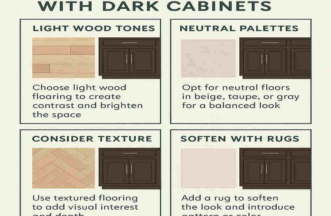 Choosing the Perfect Flooring Color to Complement Dark Cabinets in Your Home