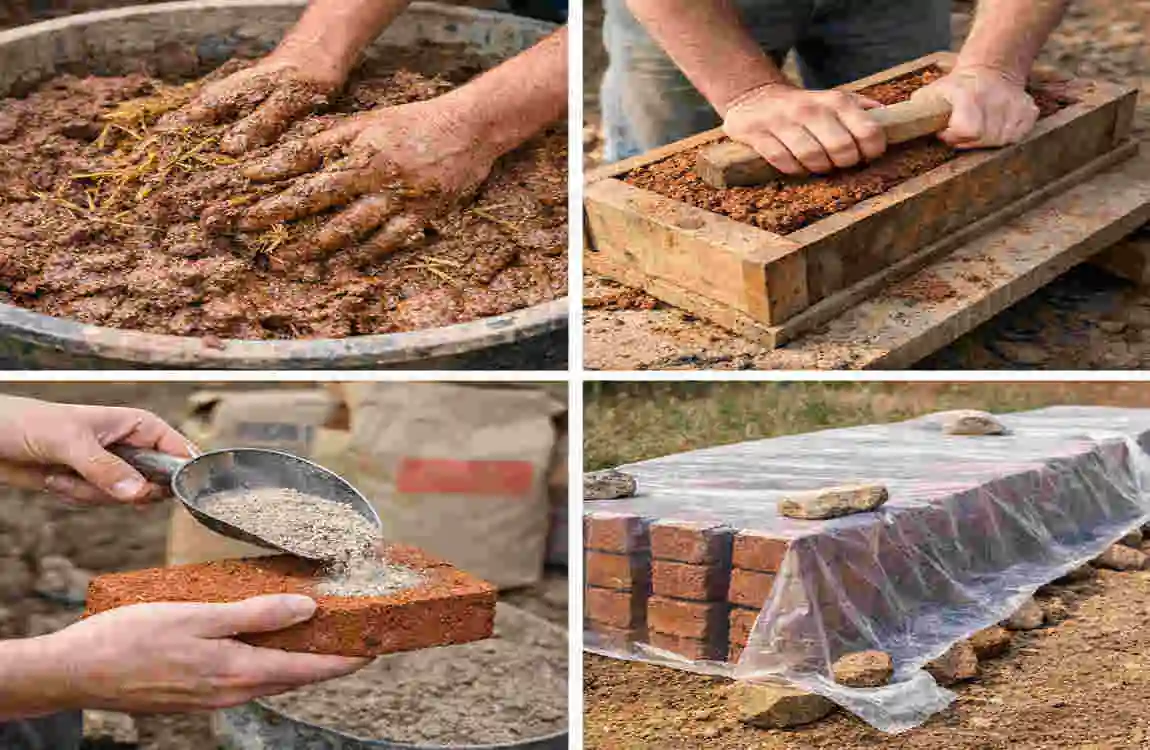 How to Make Red Bricks at Home