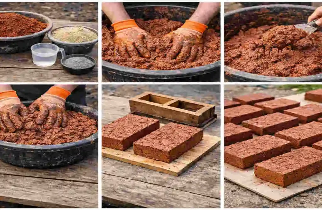 How to Make Red Bricks at Home