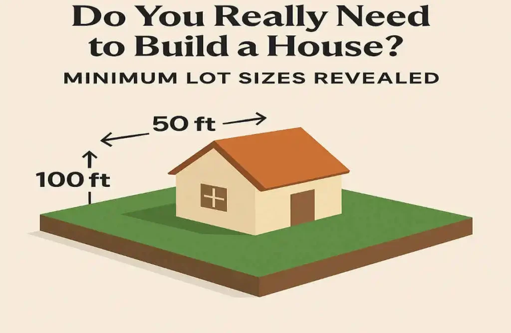 How Much Land Do You Really Need to Build a House? Minimum Lot Sizes Revealed