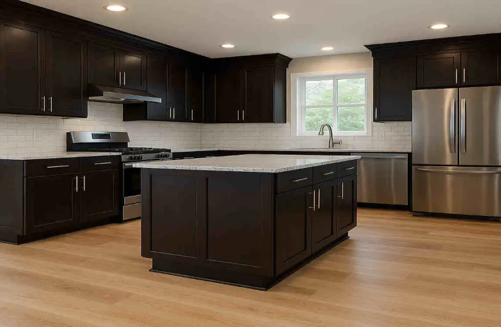 Choosing the Perfect Flooring Color to Complement Dark Cabinets in Your Home