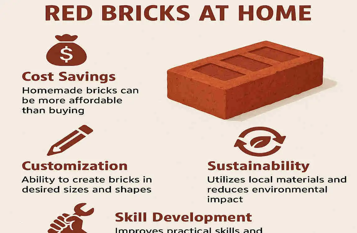 DIY Red Bricks: How to Make Them at Home for Construction Projects