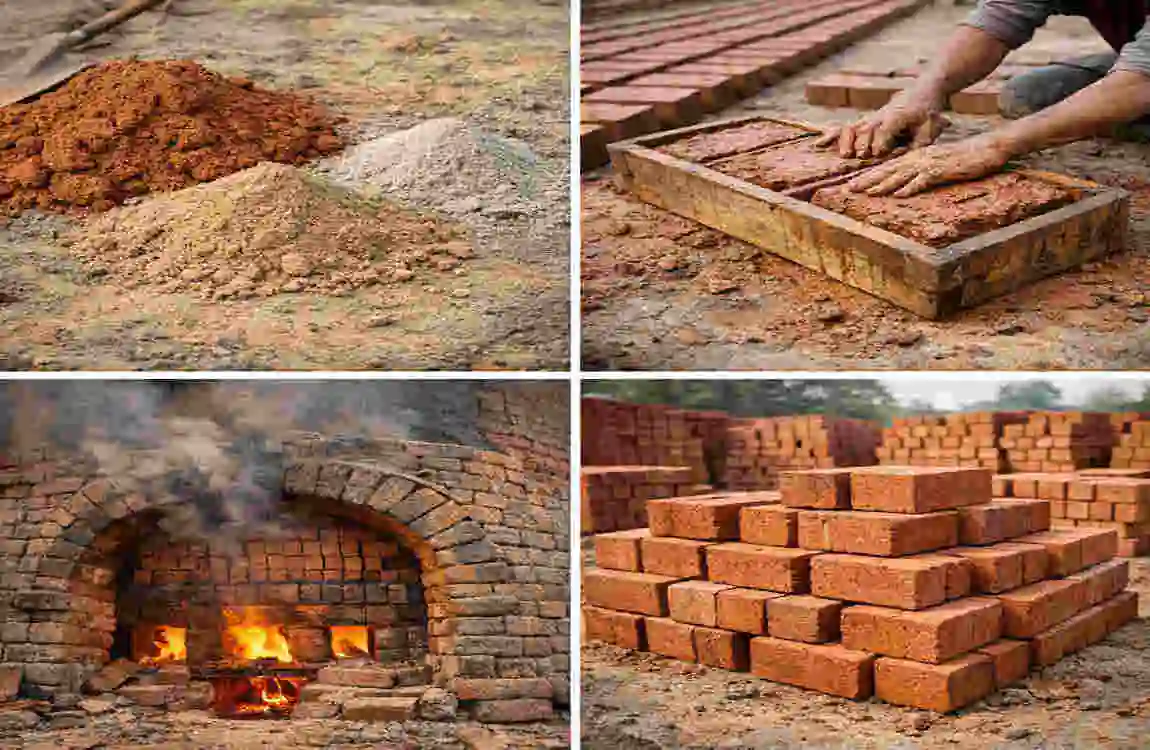 How to Make Red Bricks at Home