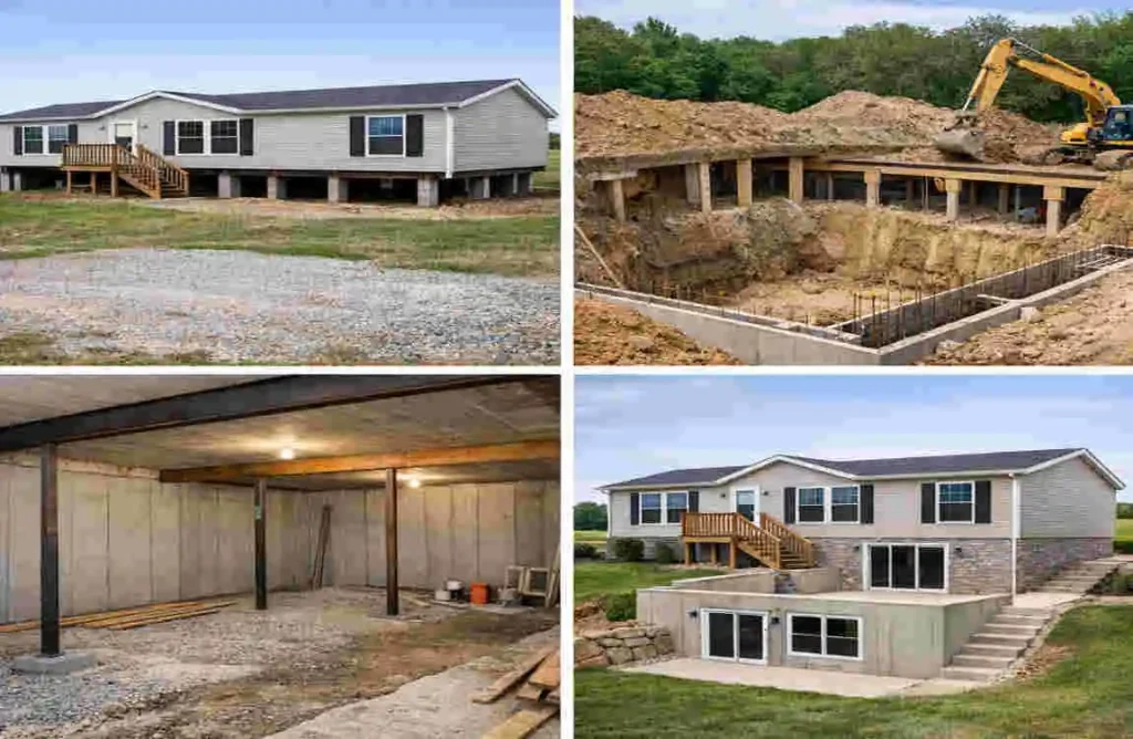Can You Add a Basement to a Manufactured Home?