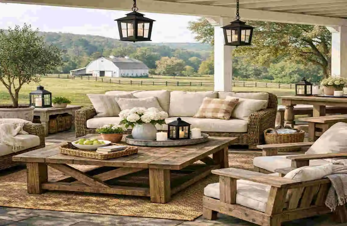 Farmhouse Style Outdoor Furniture
