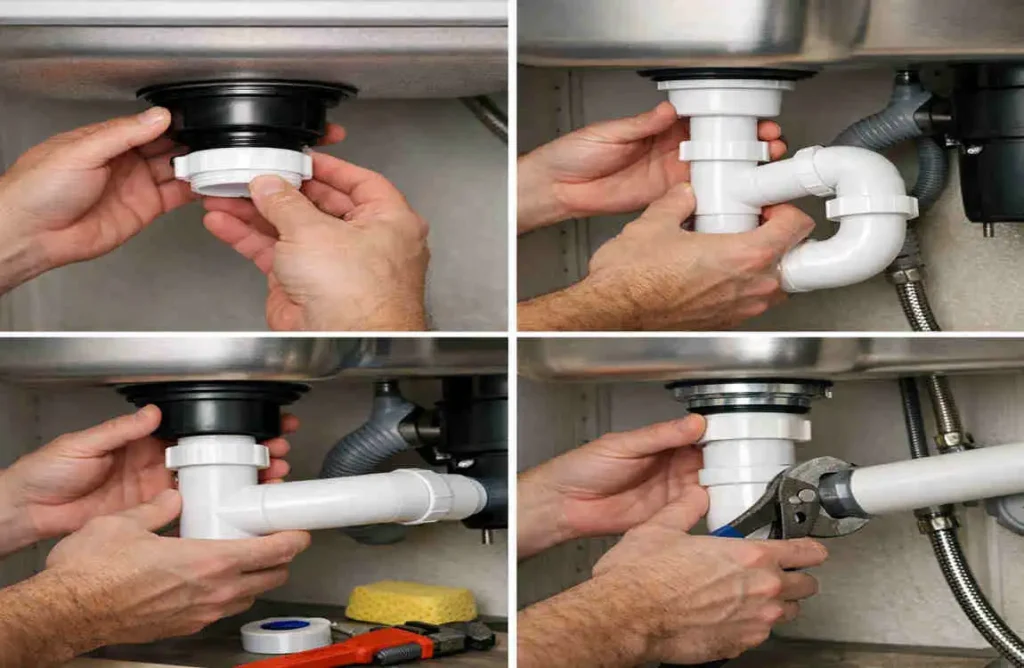 How to Install Pipes Under a Kitchen Sink