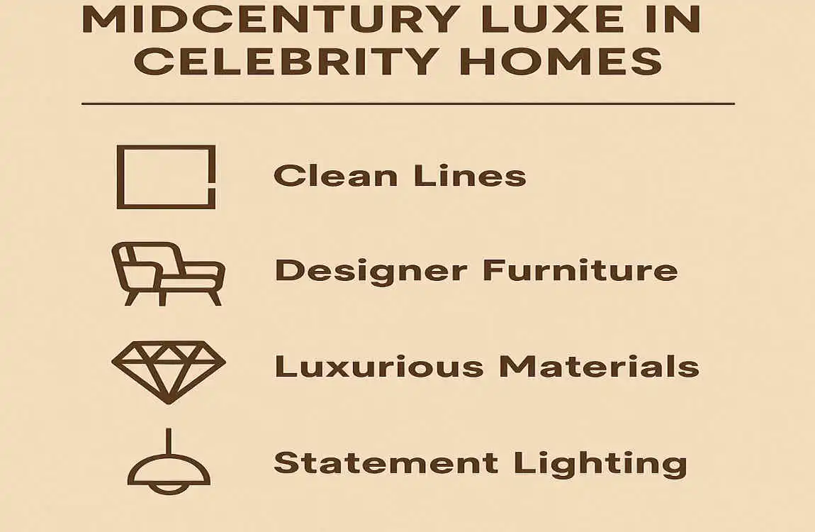 Celebrity Architecture Styles: Midcentury Luxe Homes of Hollywood Stars