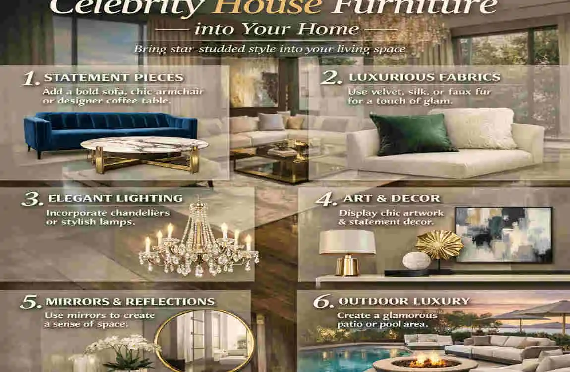 Celebrity House Furniture Trends : Luxe Styles from A-List Homes Revealed