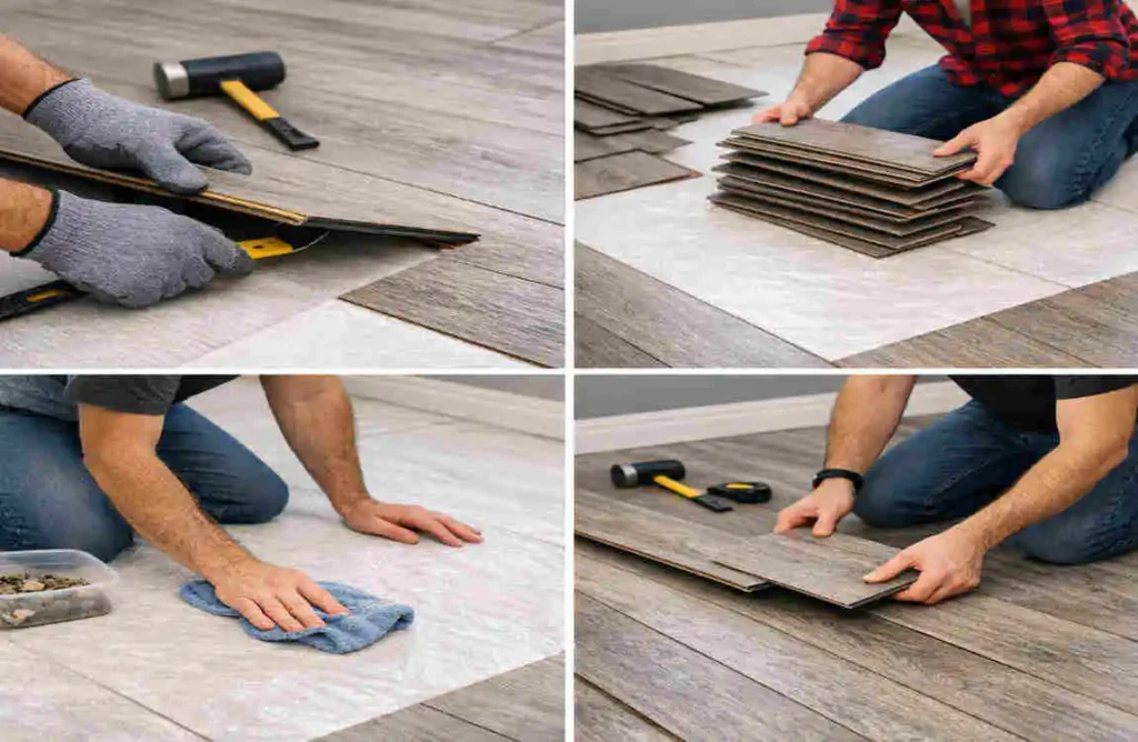Can Vinyl Plank Flooring Be Removed and Reinstalled?