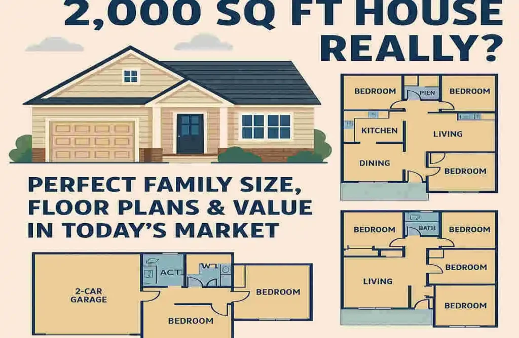 How Big Is a 2,000 Sq Ft House Really? Perfect Family Size, Floor Plans & Value in Today's Market