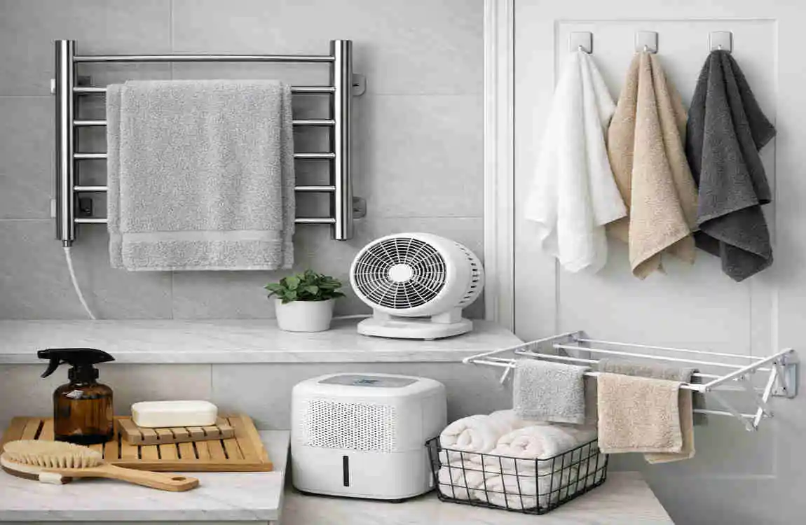 How to Hang Wet Towels in Bathroom: Essential House Tricks for Faster Dry Time & Mold-Free Spaces