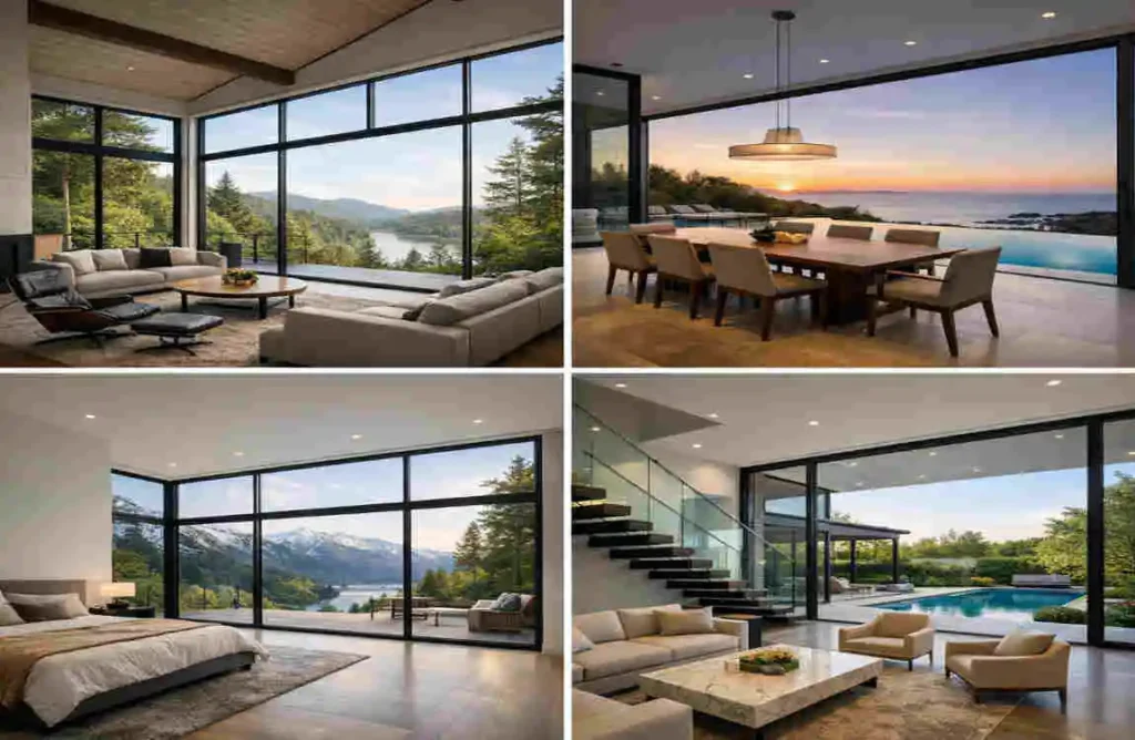 floor to ceiling window at home