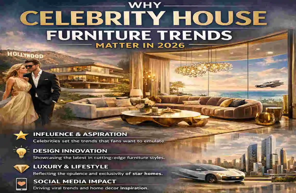 Celebrity House Furniture Trends : Luxe Styles from A-List Homes Revealed