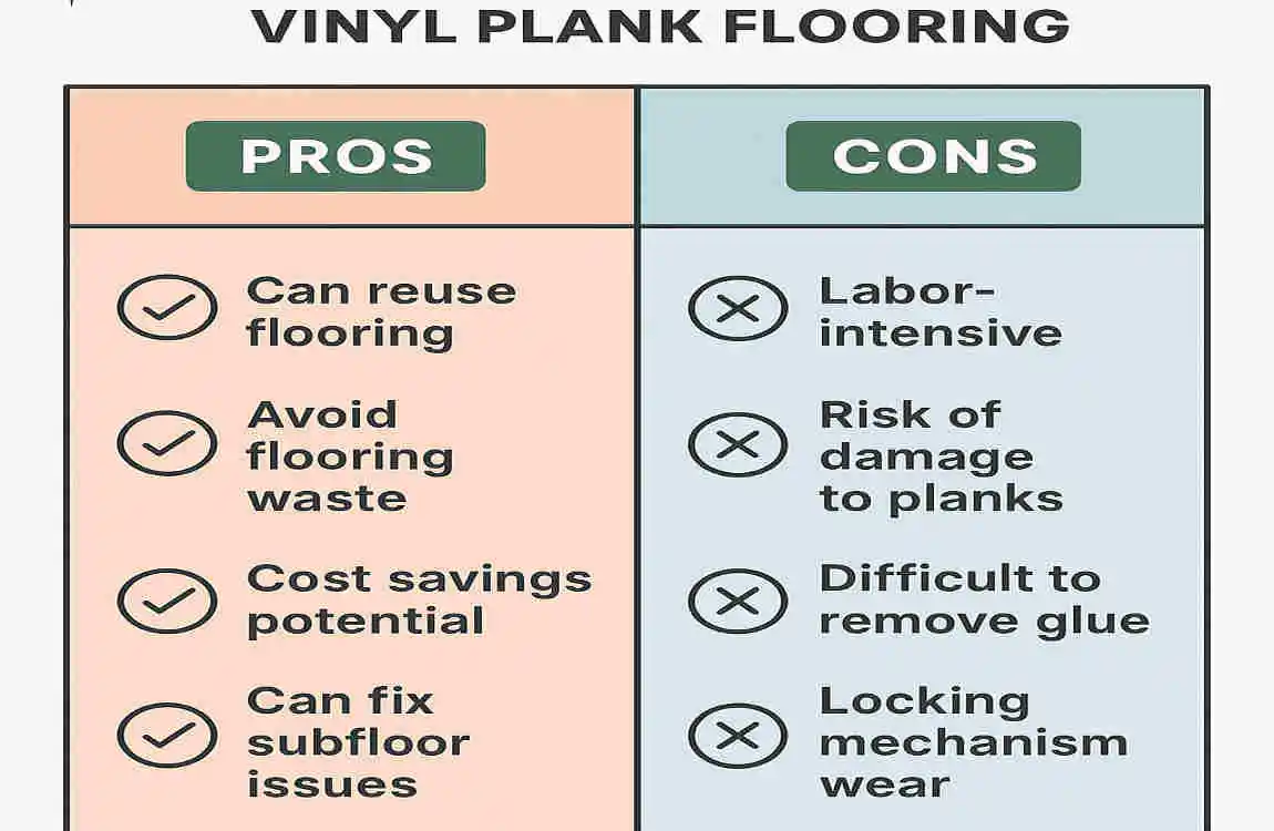 Can Vinyl Plank Flooring Be Removed and Reinstalled? Save Money on House Renovations with This Trick
