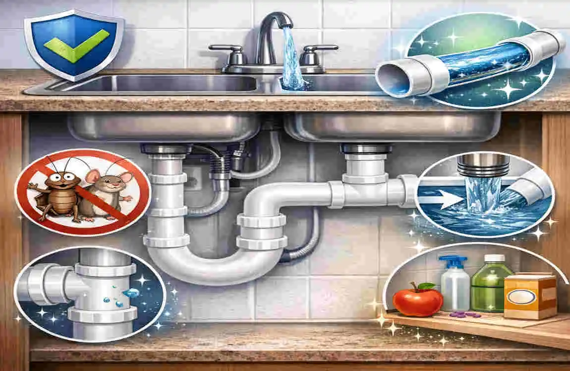 How to Install Pipes Under a Kitchen Sink