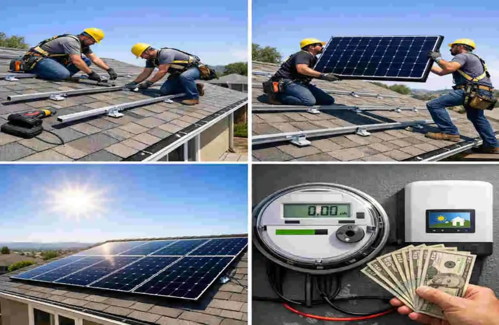 How to Install Solar Panels on Roof and Save Energy Costs how to install solar panels on roof