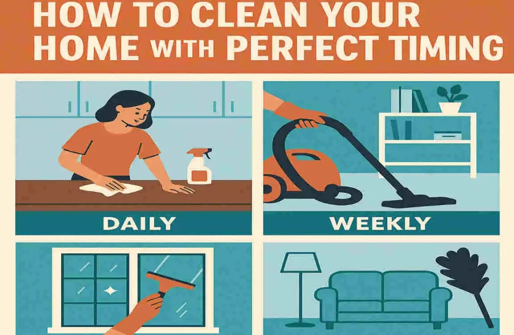 Ultimate Guide: How to Clean Your Home with Perfect Timing Ultimate Guide: How to Clean Your Home with Perfect Timing