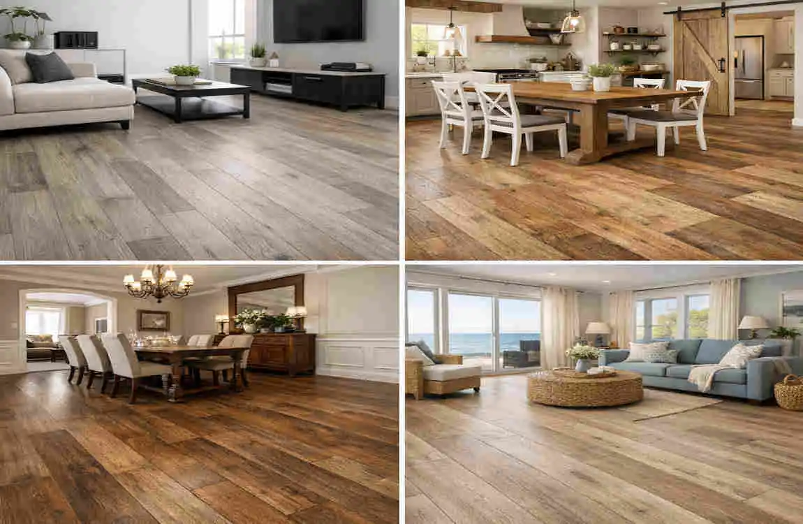what size vinyl plank flooring is best