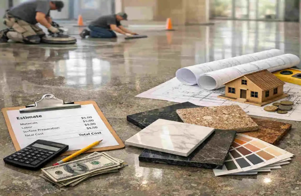 How much do polished floors cost per square foot