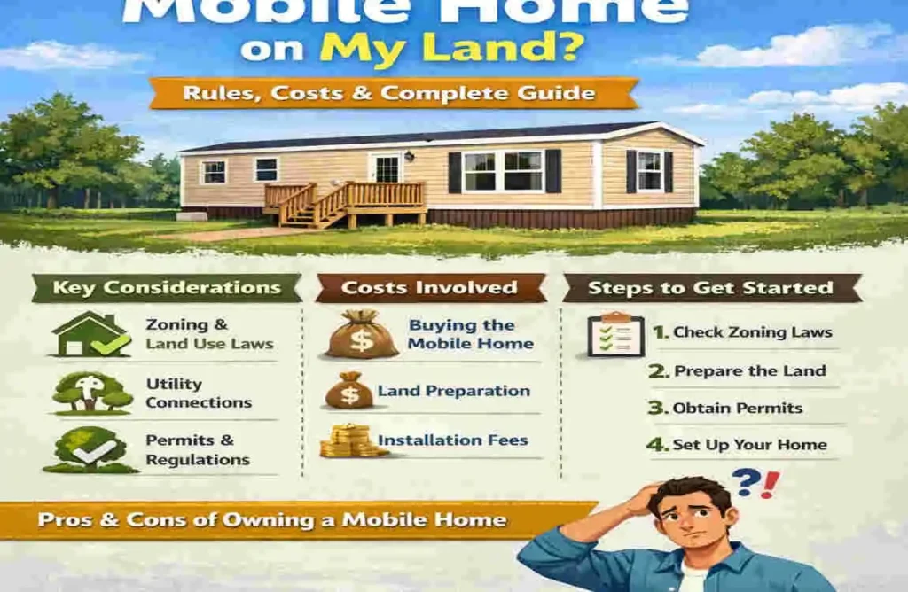 Can I Build a Mobile Home on My Land? Rules, Costs & Complete Guide Can I Build a Mobile Home on My Land?
