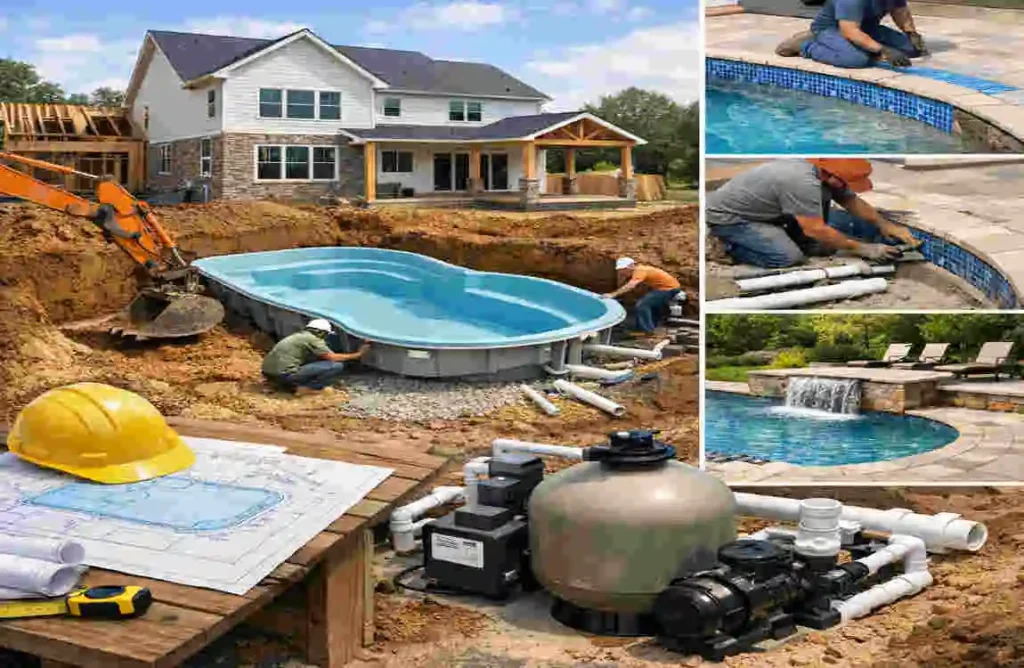 Adding a Swimming Pool to a New Construction Home Explained Can You Add a Pool to a New Construction Home?