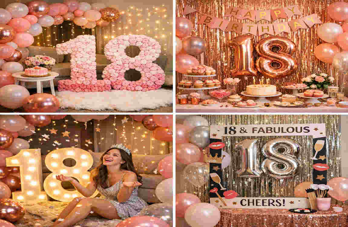 diy 18th birthday decorations at home