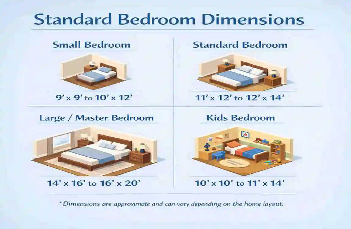 What Is a Standard Bedroom Size