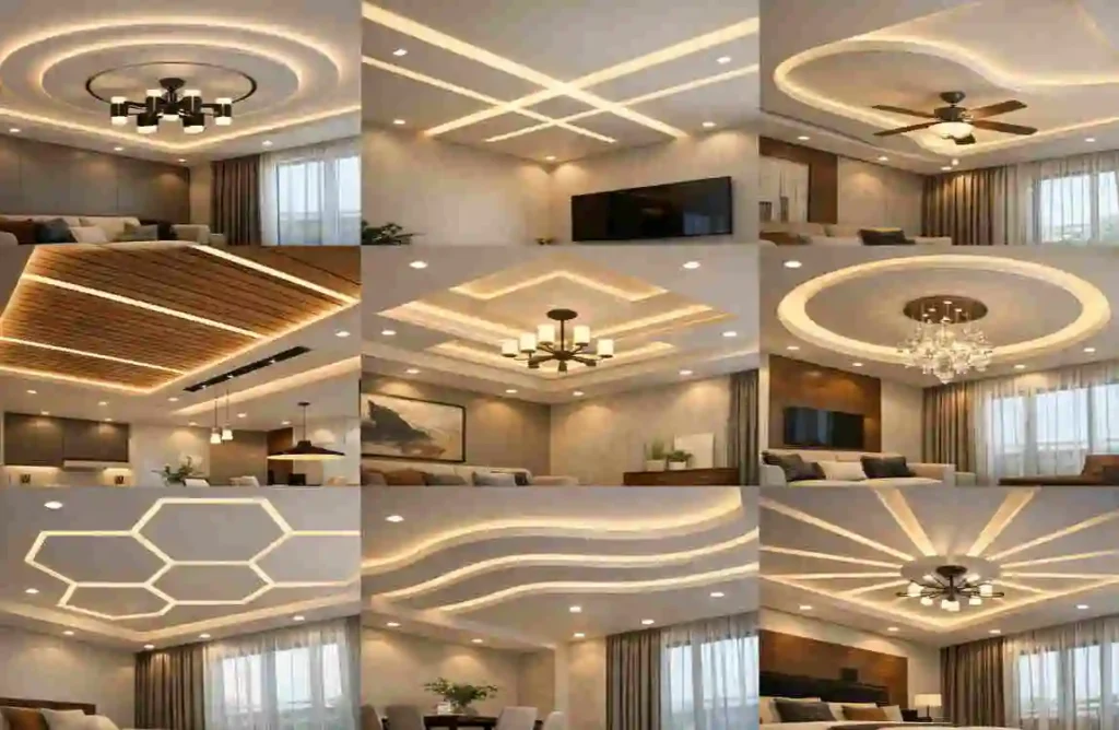ceiling designing in autocad for house