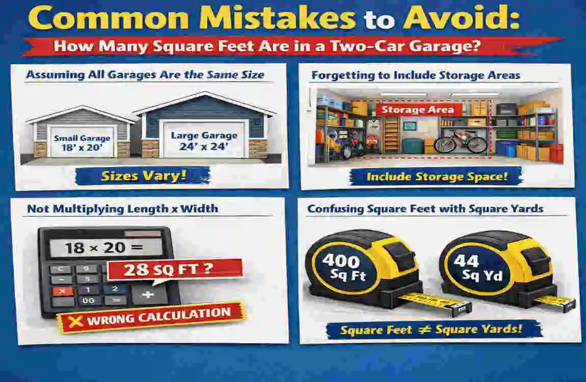 How Many Square Feet Are in a Two-Car Garage