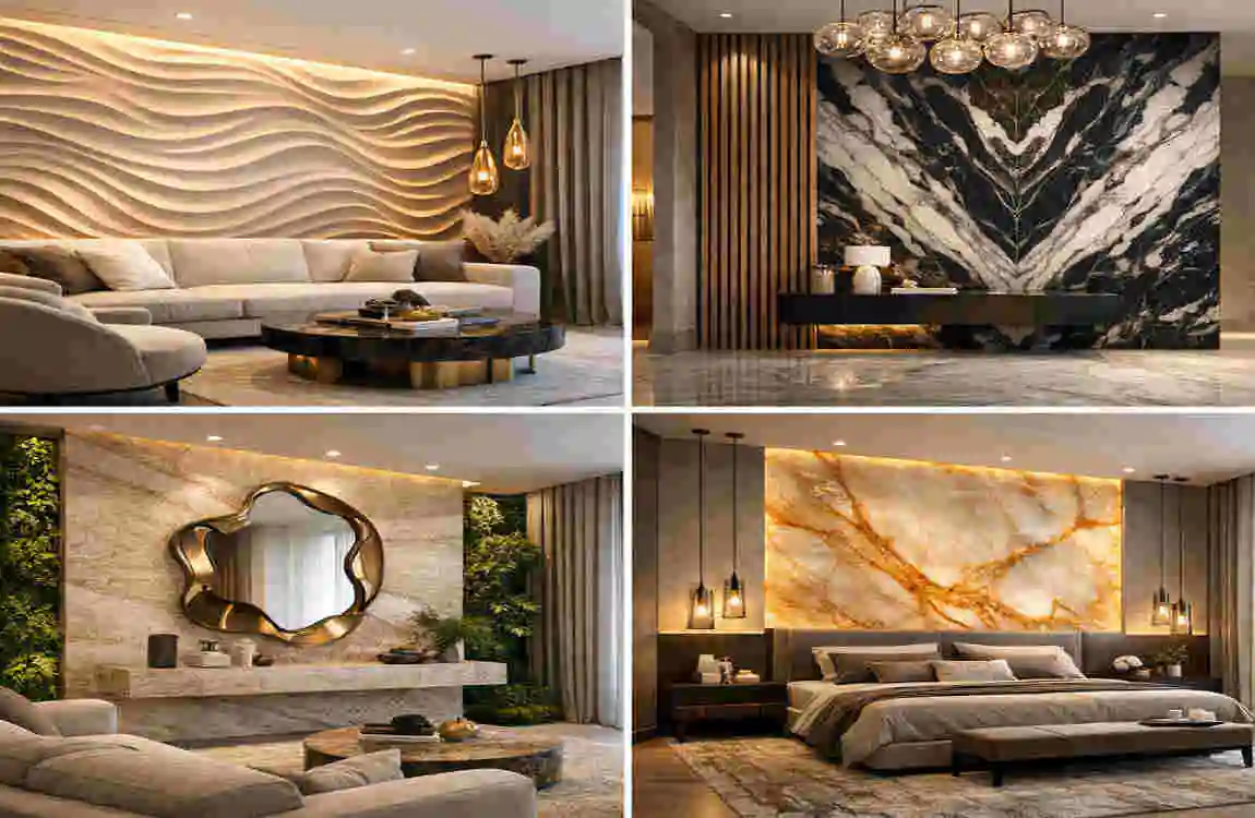 Luxury wall design in home