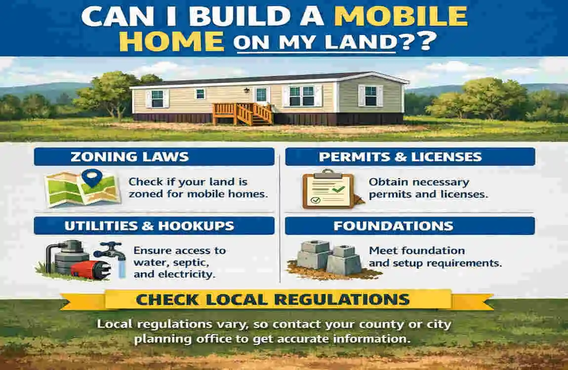 Can I Build a Mobile Home on My Land?