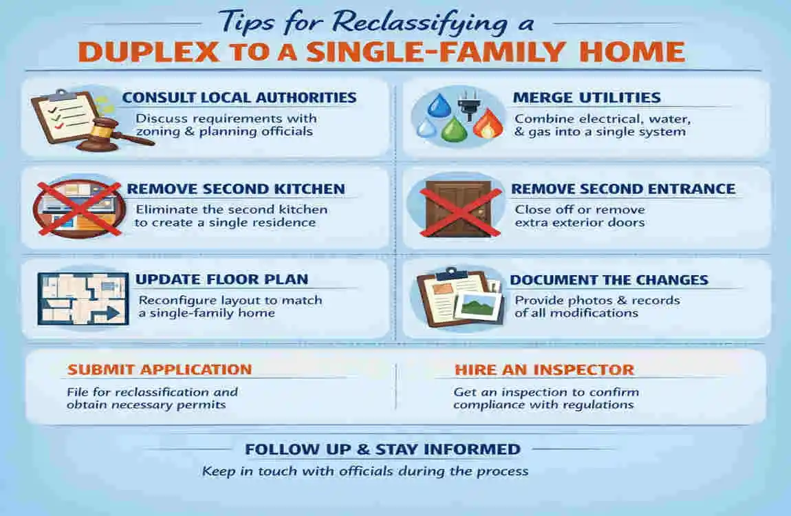 What Does It Mean to Reclassify a Duplex as a Single-Family Home?