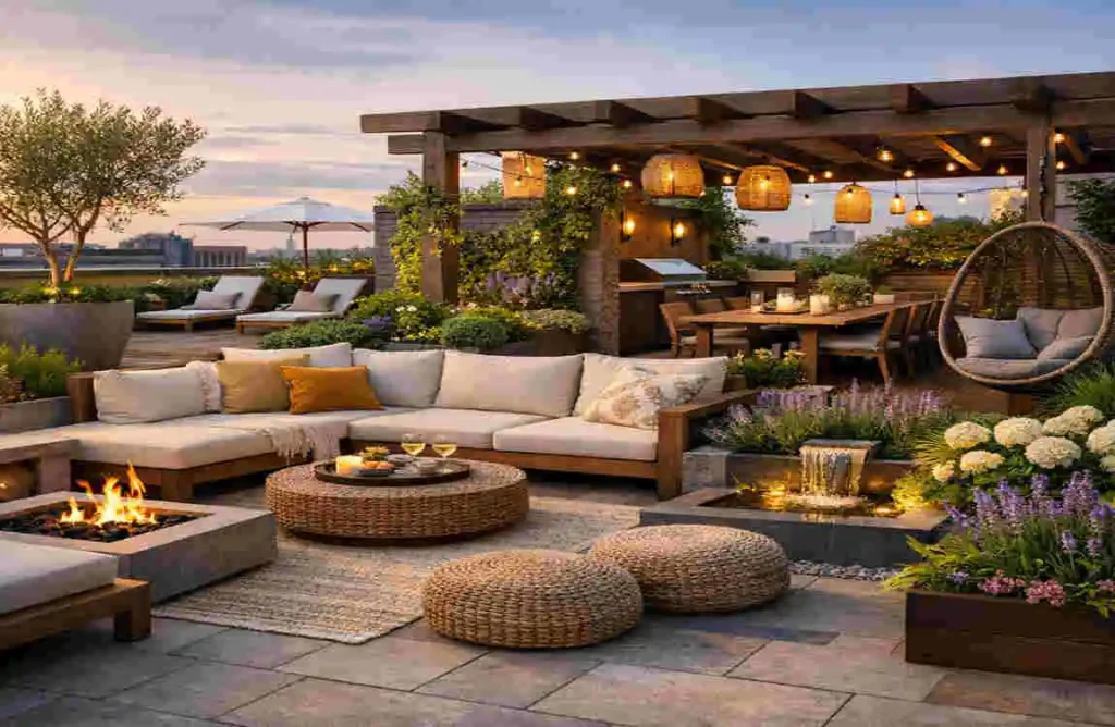 roof terrace garden design