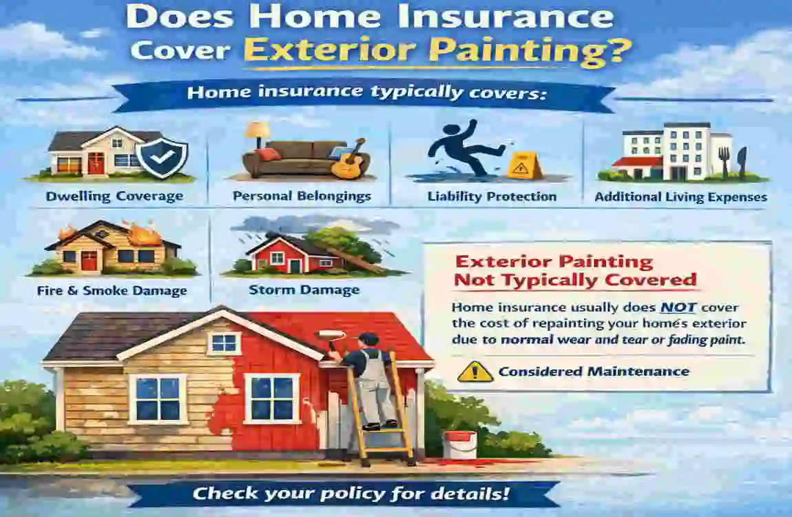 Does Home Insurance Cover Exterior House Painting