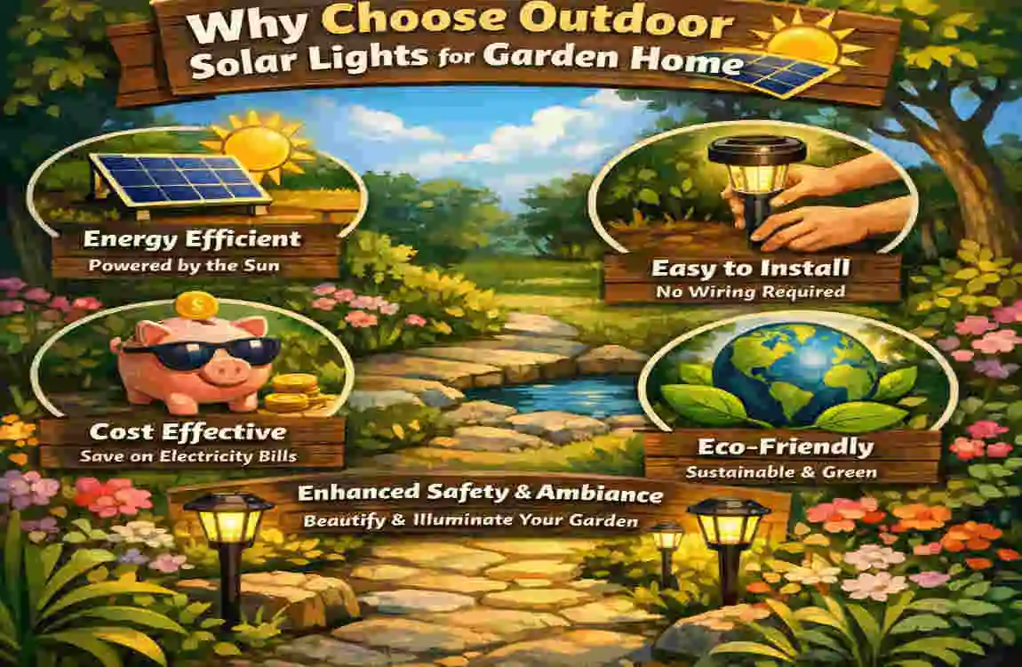 Outdoor Solar Lights for Garden home