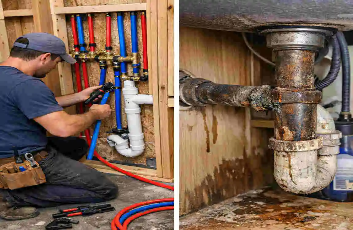 How Much to Re-Plumb a House