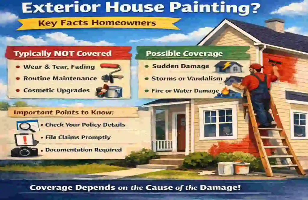 Does Home Insurance Cover Exterior House Painting