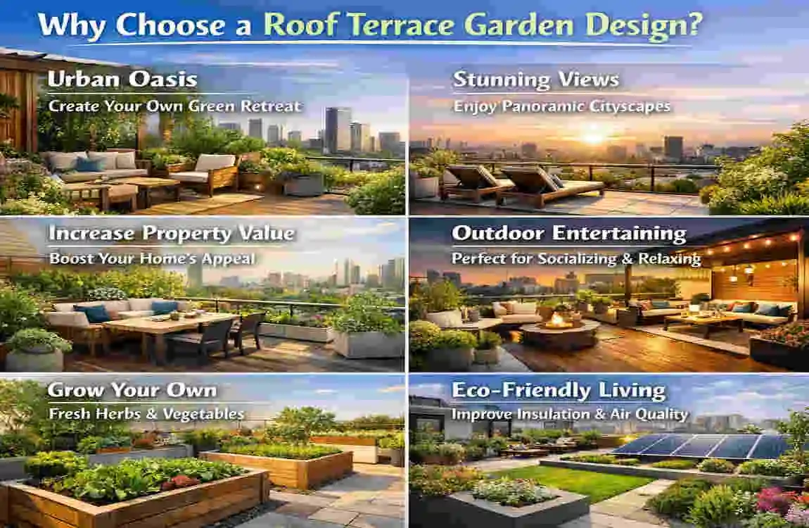roof terrace garden design