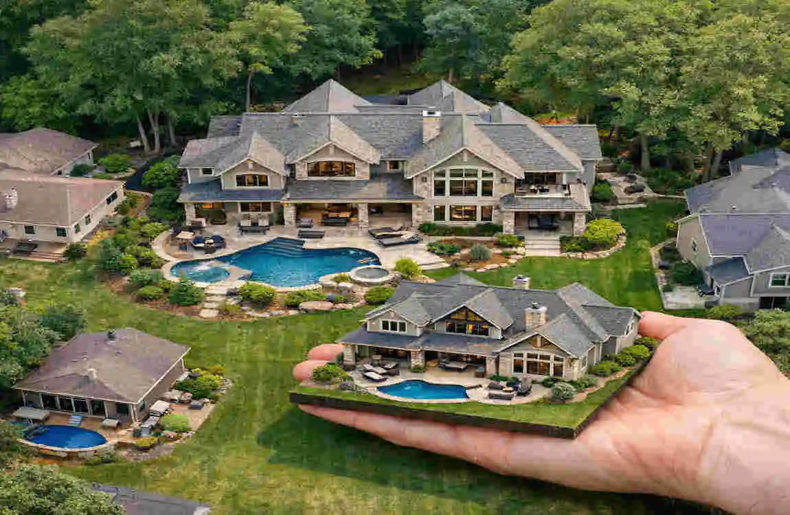 how big is 4000 square feet house