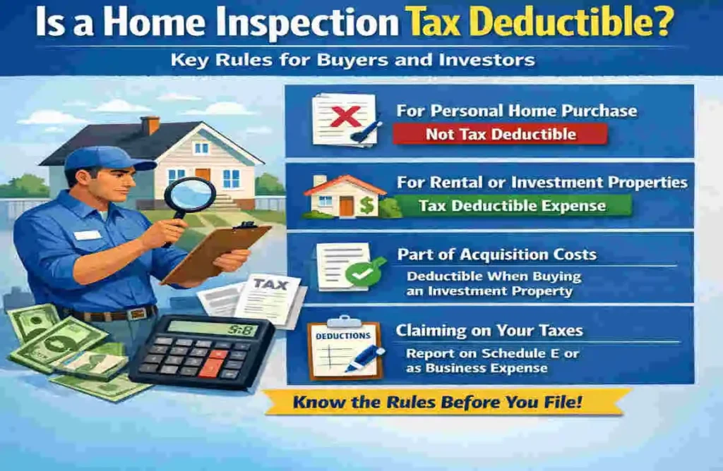 is home inspection tax deductible