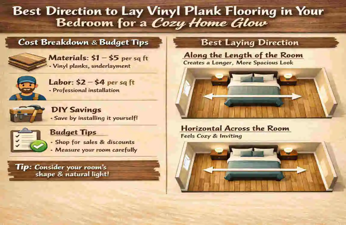 Best Direction to Lay Vinyl Plank Flooring in Your Bedroom