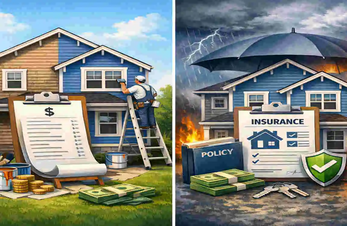 Does Home Insurance Cover Exterior House Painting