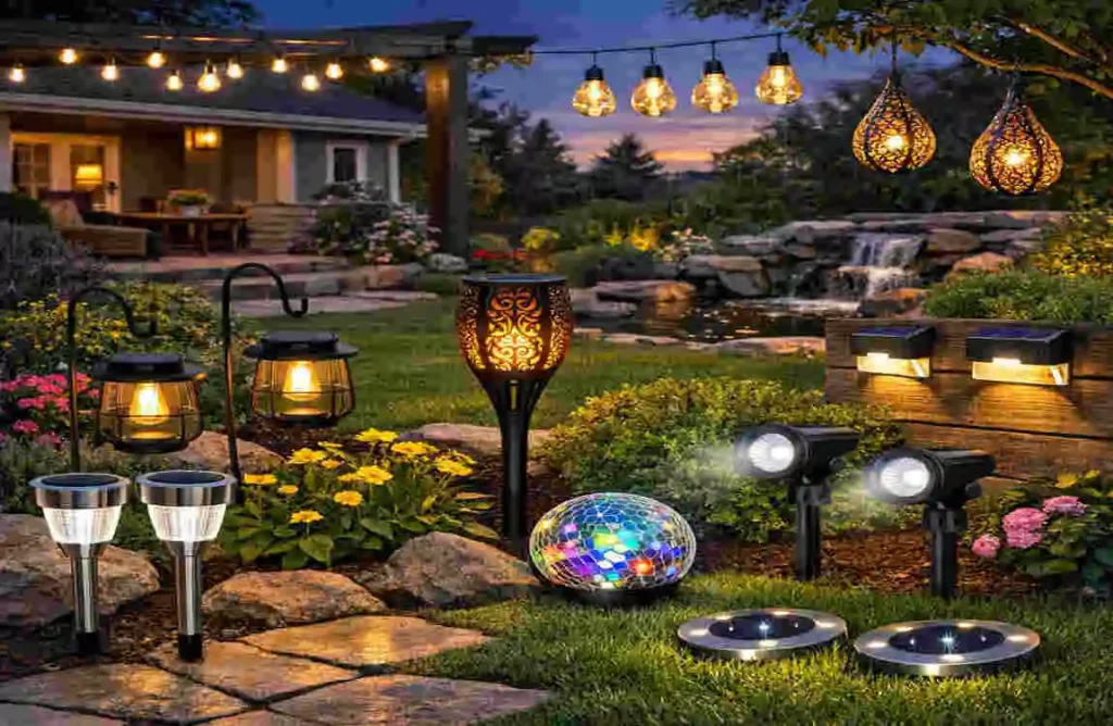 outdoor solar lights for garden home