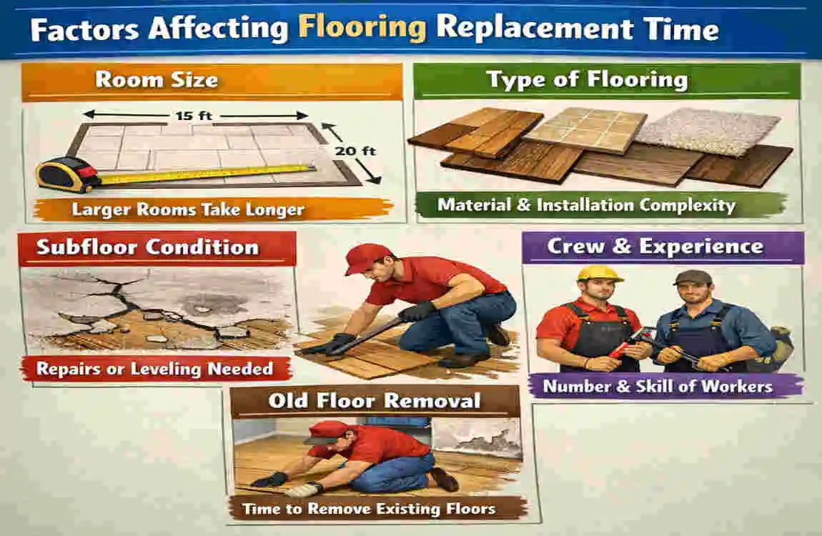 How Long Does It Take to Replace Flooring in Your House