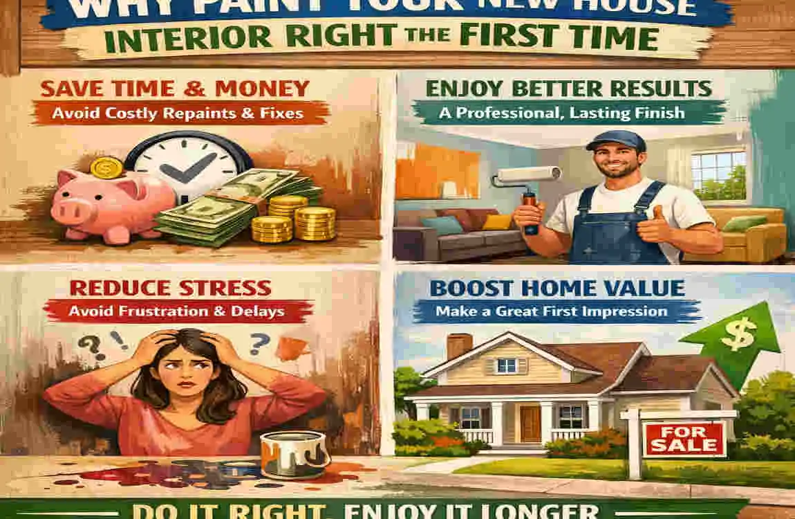 how to paint a new house interior