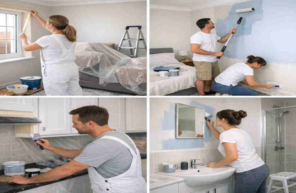 How to Paint a New House Interior in the UK