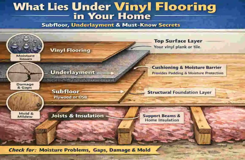 What Lies Under Vinyl Flooring