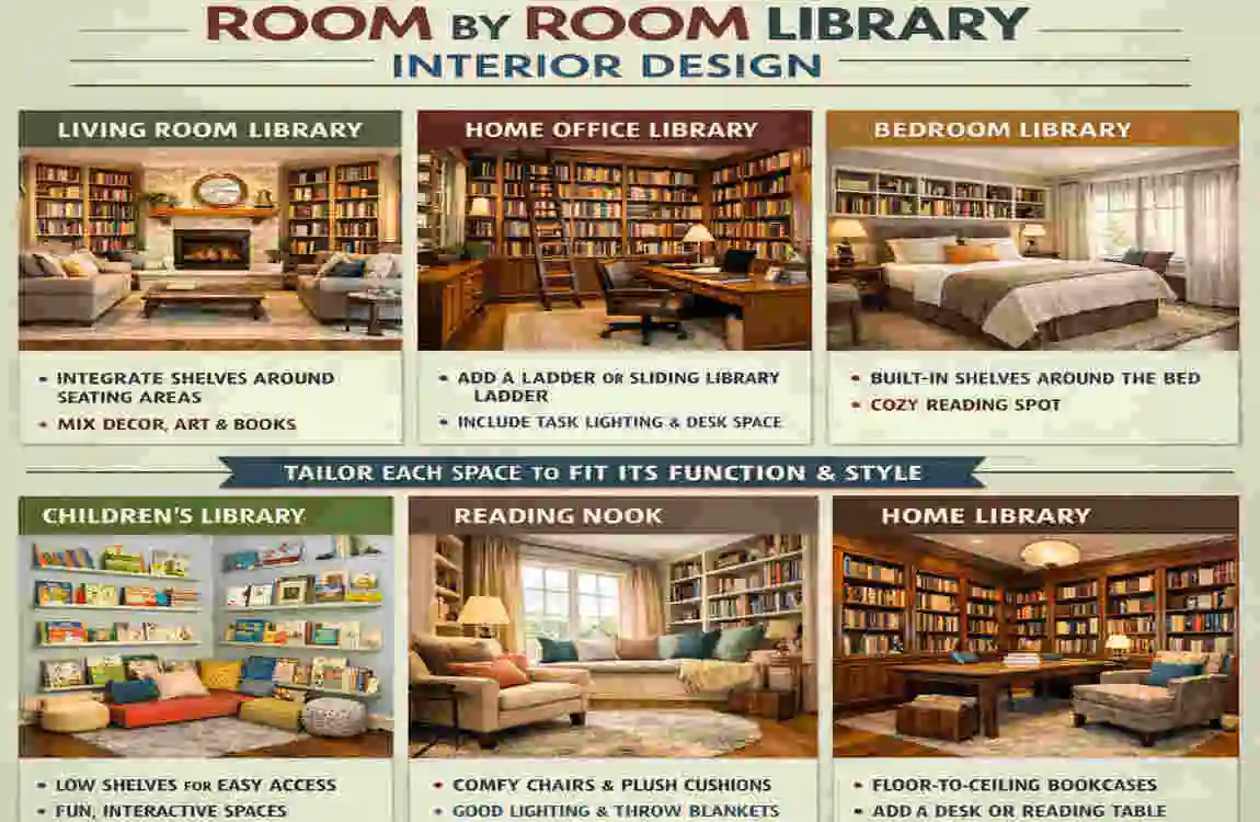 Room-by-Room Library Interior Design