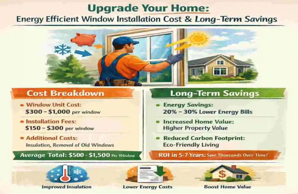 cost to install energy efficient windows